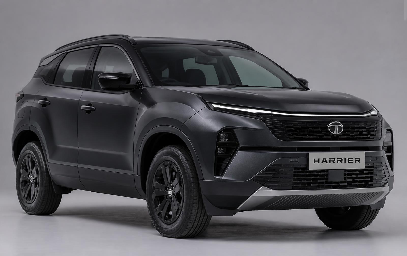 Tata Harrier — front three-quarter view